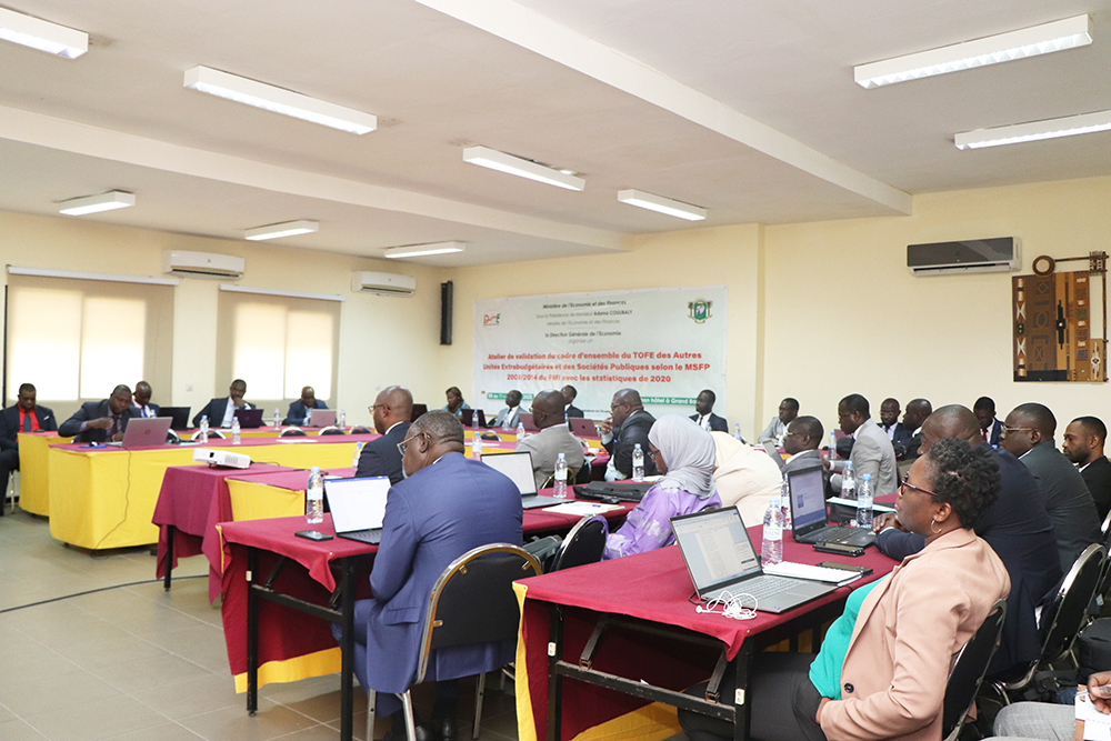 Atelier de validation du cadre d’ensemble du TOFE des Autres Unités Extrabudgétaires et des Sociétés Publiques 8 NOV 22