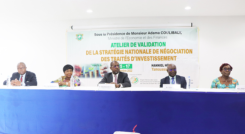 Traités d’investissement de la stratégie nationale de négociation